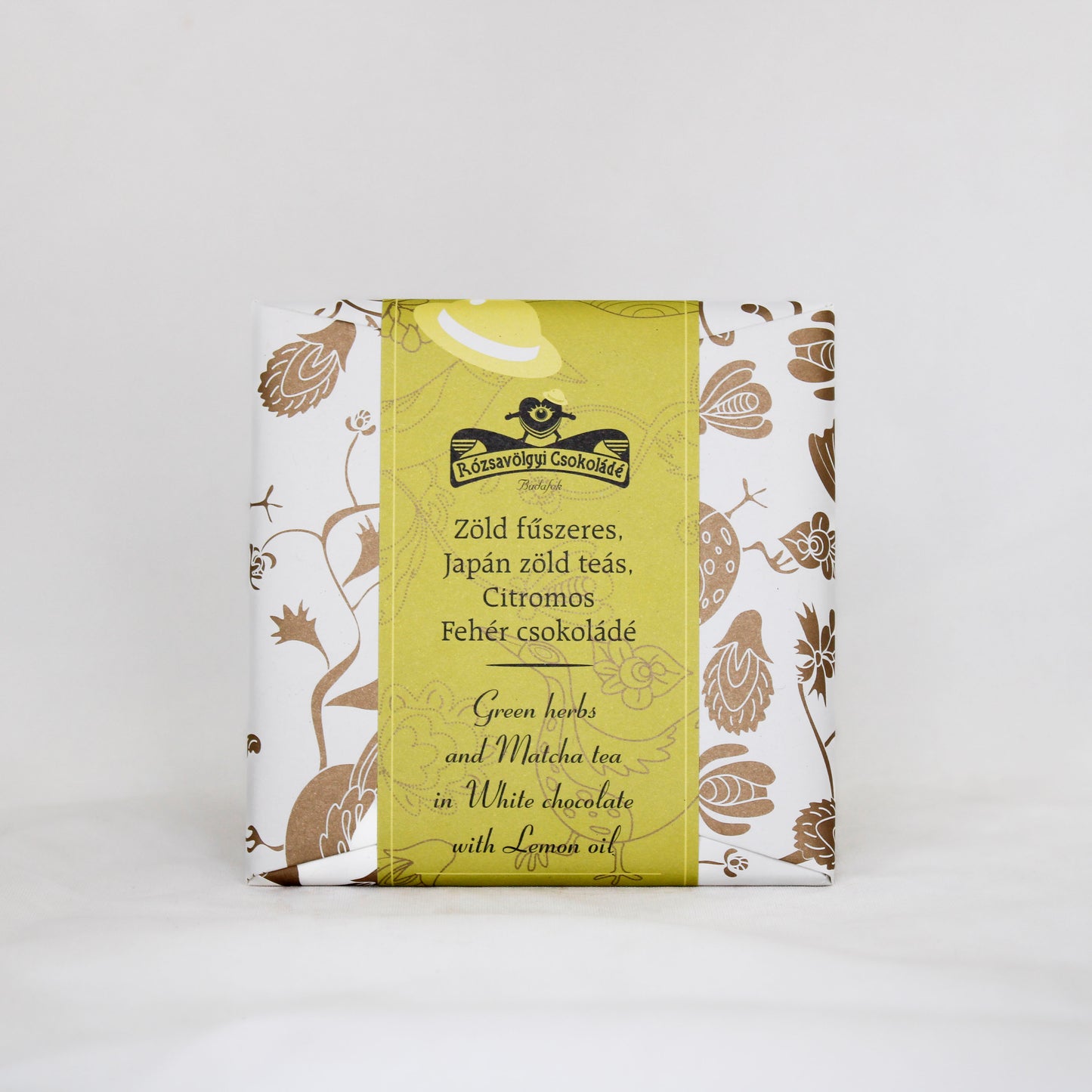 Rozsavolgyi Csokolade - White Chocolate Matcha w/lemon oil